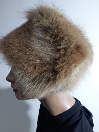 Coyote fur hat