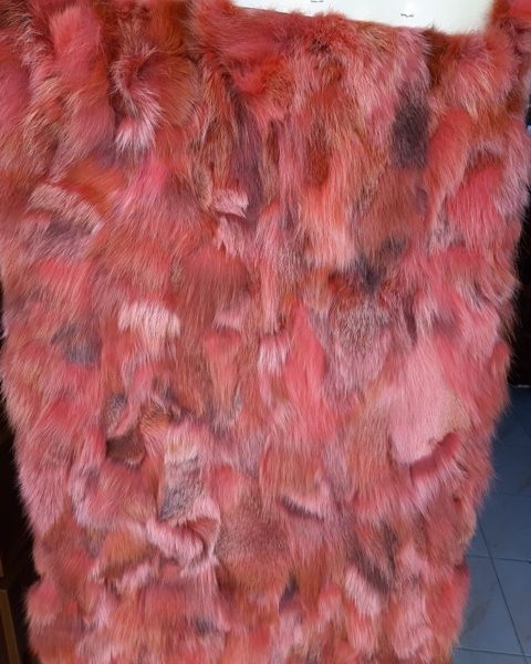 Κουβέρτα – Φύλλο Αλεπού Κοιλιά Βαμμένη Κόκκινο - Blanket – Plate Colored Fox Red