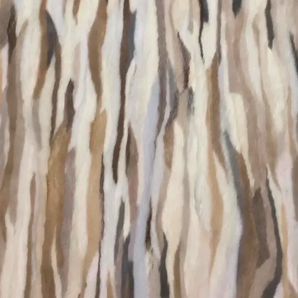 Κουβέρτα – Φύλλο Βιζόν Κοιλιά Πολύχρωμη - Blanket – Plate Mink Belly Pieces Multicolor