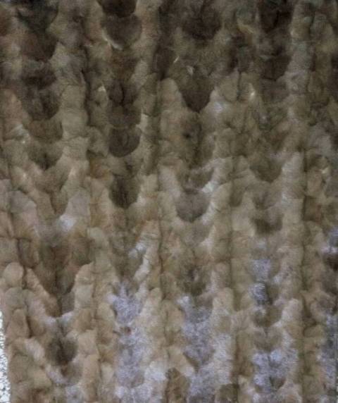 Blanket – Plate Mink Head Pieces Demi Buff - Κουβέρτα – Φύλλο Βιζόν Κεφάλι Demi Buff