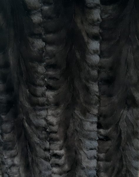 Κουβέρτα – Φύλλο Βιζόν Πόδι Βαμμένο Μαύρο - Blanket – Plate Mink Leg Pieces Black